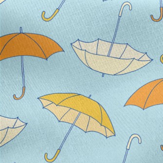 Falling Parasol Jersey Backed Fleece