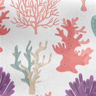 Beautiful Coral Reef Jersey Backed Fleece