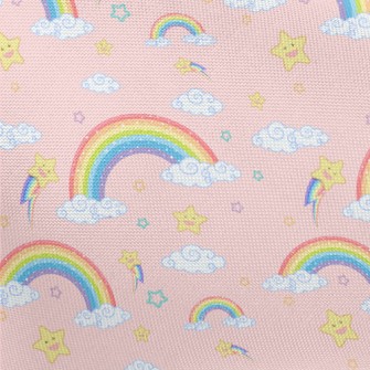 Happy Star Rainbow Adventure Pongee