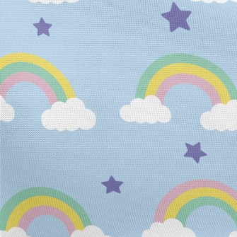 Cartoon Rainbow Pongee
