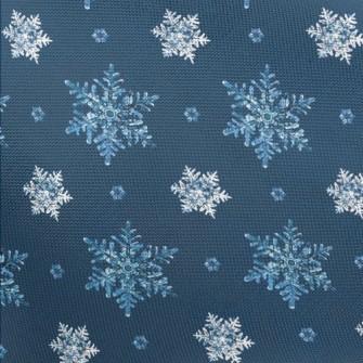 Christmas Snowflake Pongee