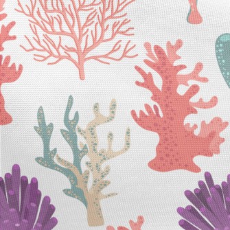 Beautiful Coral Reef Pongee