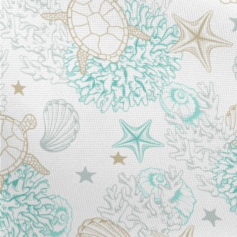 Turtle Coral Shellfish Pongee
