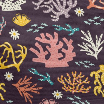 Fish And Coral Sea Pongee