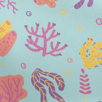 Colorful Coral Pongee