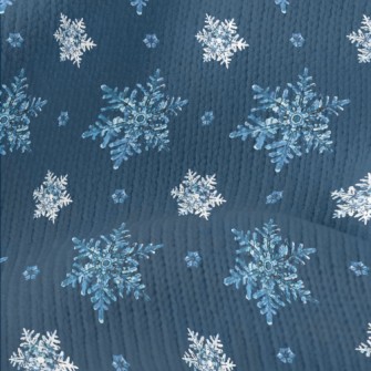 Christmas Snowflake Stretch Jersey