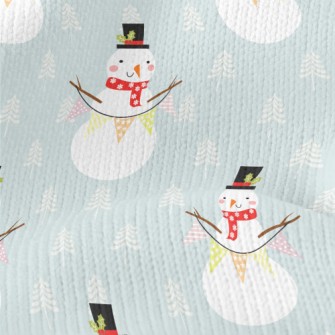 Christmas Decoration Snowman Stretch Jersey