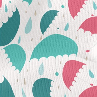 Sawtooth Umbrella With Big Rai Stretch Jersey