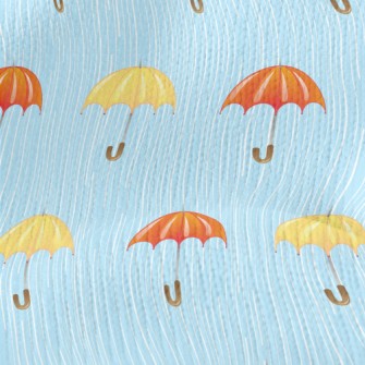 Heavy Rain Two-color Umbrella Stretch Jersey