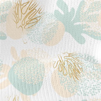 Artistic Tropical Leaves Stretch Jersey