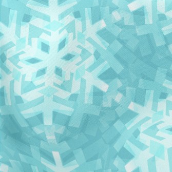 Art Snowflake Lightweight Cotton Poplin