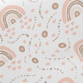 Love Rainbow Midweight Cotton Poplin