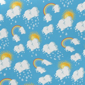 Sky Climate Change Midweight Cotton Poplin