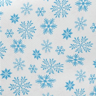 Snowflakes Are Flying Midweight Cotton Poplin