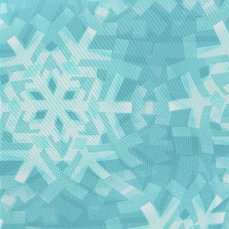 Art Snowflake Midweight Cotton Poplin