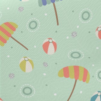 Beach Umbrella Beach Ball Midweight Cotton Poplin