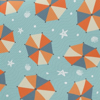 Starfish Shell Parasol Midweight Cotton Poplin
