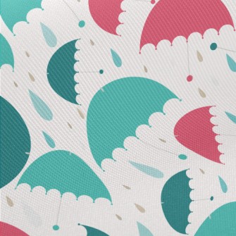 Sawtooth Umbrella With Big Rai Midweight Cotton Poplin