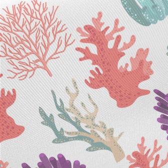 Beautiful Coral Reef Midweight Cotton Poplin