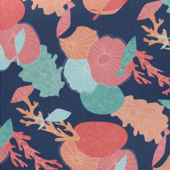 Artistic Texture Coral Midweight Cotton Poplin