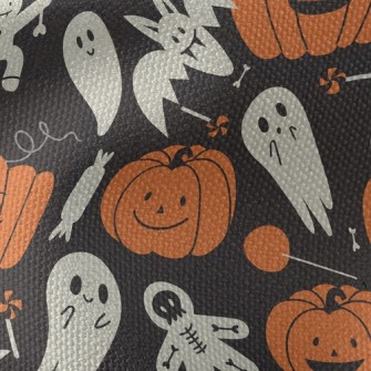 Cute Pumpkins And Ghosts Waterproof Canvas