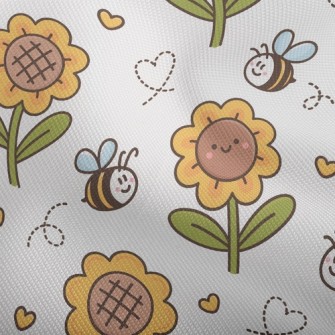 Bee And Sunflower Dobby