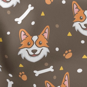 Lively And Happy Corgi Stretch Ponte