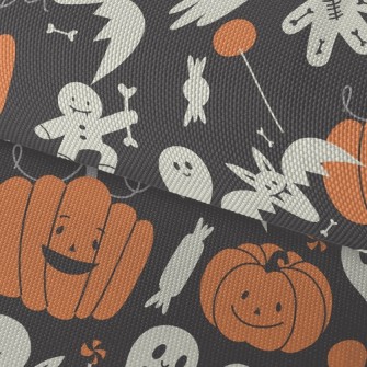 Cute Pumpkins And Ghosts Waterproof Oxford