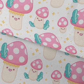 Shiny Polka Dot Mushrooms Waterproof Oxford