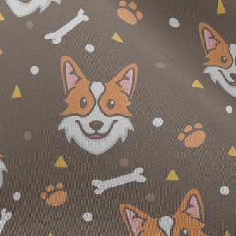 Lively And Happy Corgi Chiffon