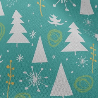 Warm Winter Christmas Tree Chiffon