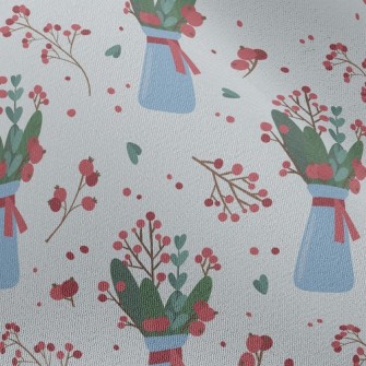 Christmas Style Potted Plants Chiffon