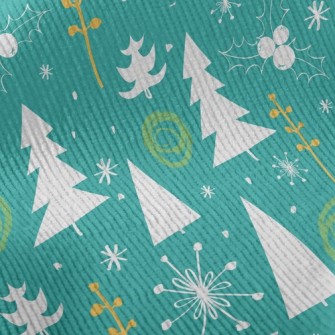 Warm Winter Christmas Tree Standard Corduroy