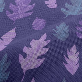 Mysterious Silhouette Leaves Performance Linen