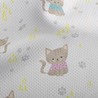 Smart And Well-behaved Cat Athletic Mesh Flat Back