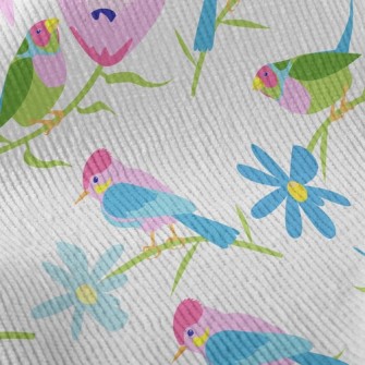 Fantasy Colorful Bird Standard Corduroy