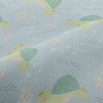 Happy Sea Turtle Performance Linen