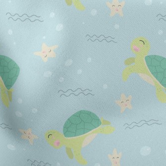Happy Sea Turtle Stretch Ponte