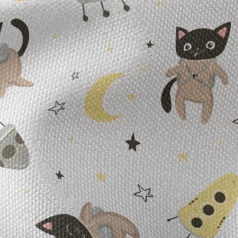 Awesome Space Cat Waterproof Canvas