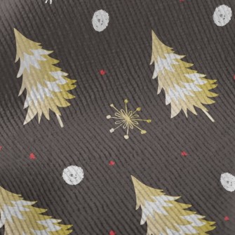 Glittering Christmas Tree Standard Corduroy