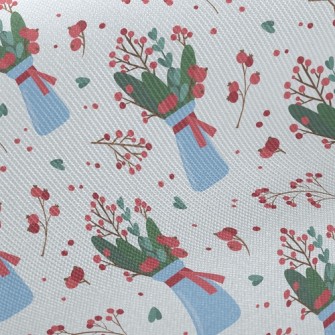 Christmas Style Potted Plants Twill