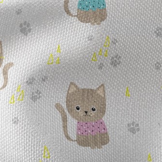 Smart And Well-behaved Cat Waterproof Canvas