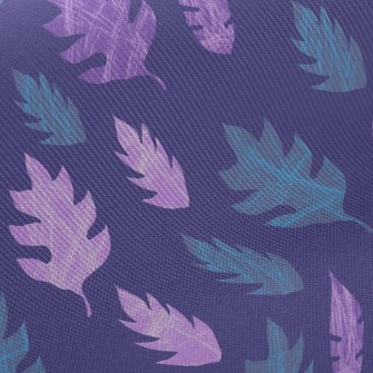Mysterious Silhouette Leaves Twill