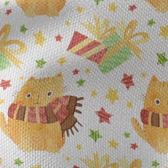 Big Eyes Scarf Cat Waterproof Canvas