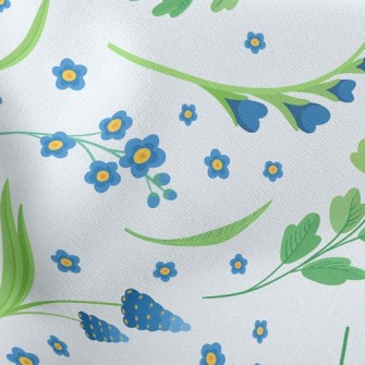 Small And Cute Flowers Stretch Ponte