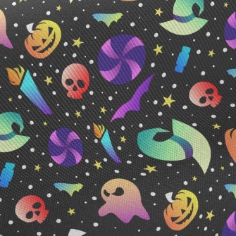 Colorful Fluorescent Pumpkin Twill