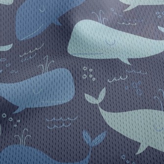 Gentle Giant Whale Athletic Mesh Flat Back