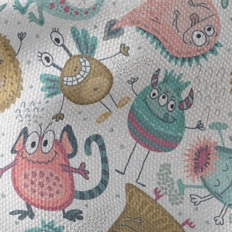 Naughty And Gentle Little Ghos Waterproof Canvas