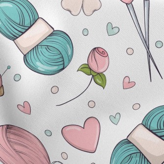 Cute And Cozy Yarn Ball Stretch Ponte