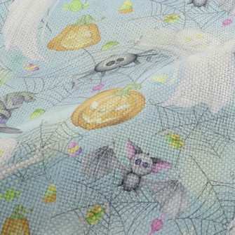 Watercolor Ghost Spider Performance Linen